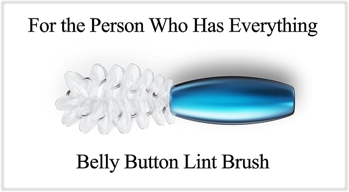 Belly Button Lint Brush – Funny gag gift product image