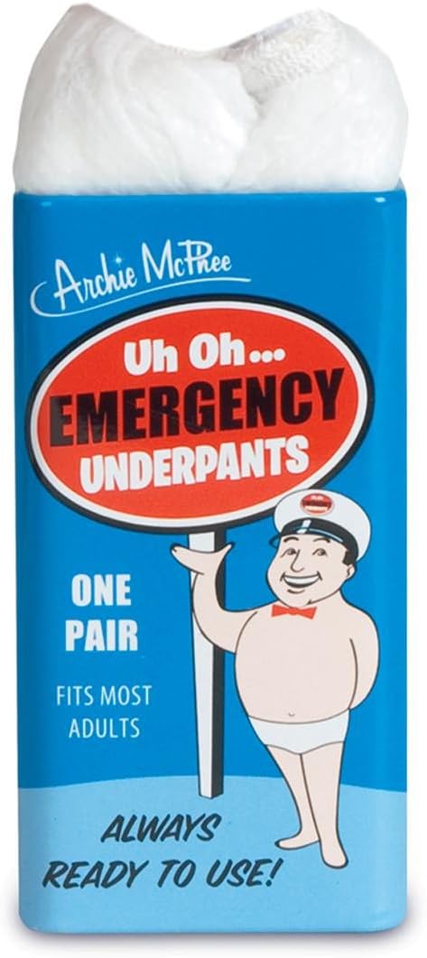 Emergency Underpants – Funny gag gift product image