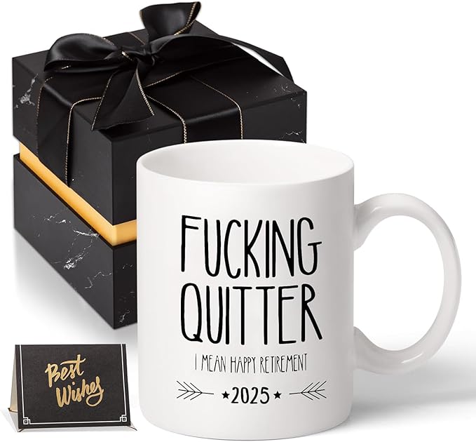 Fucking Quitter Mug – Funny gag gift product image