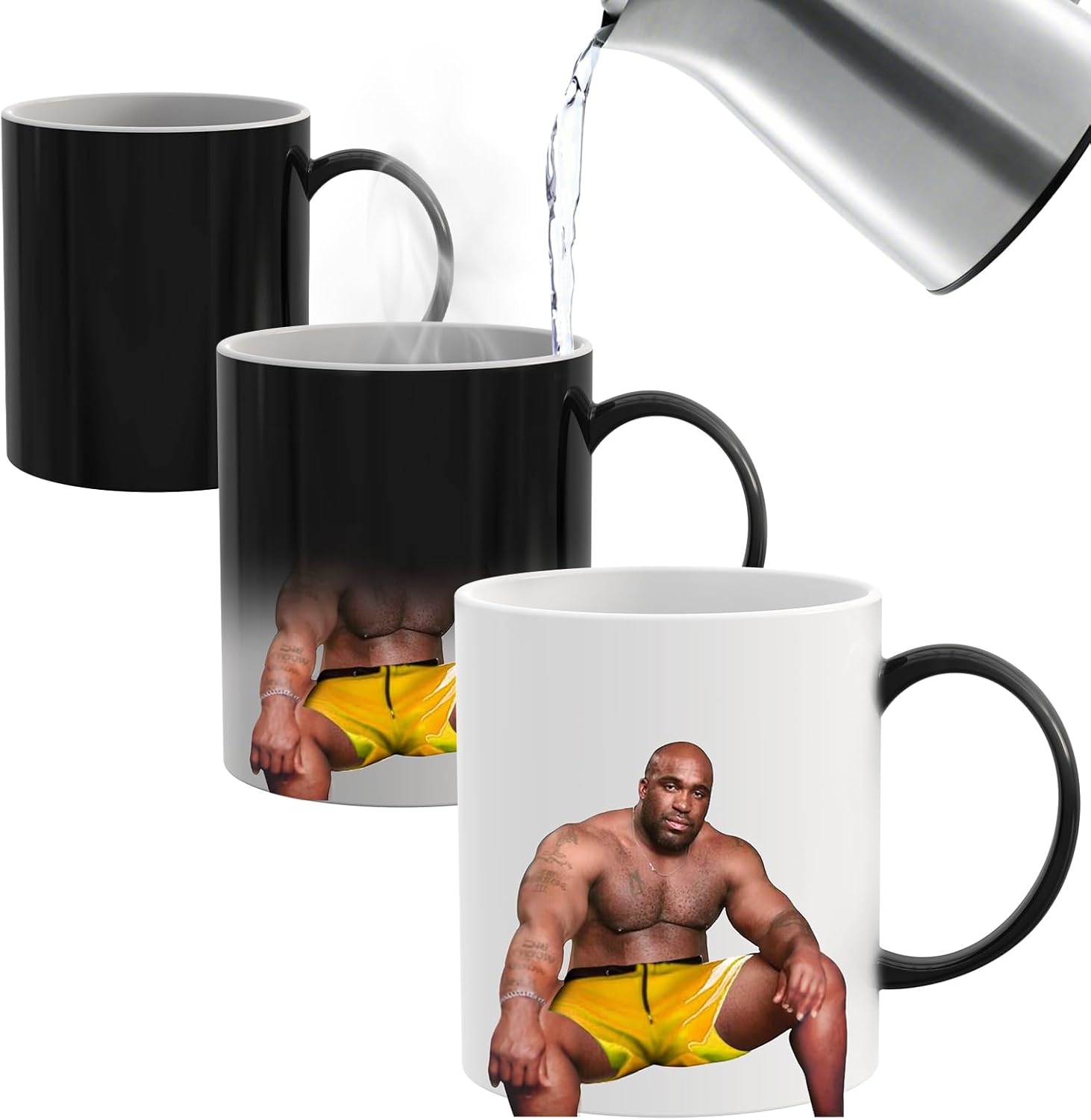 Hidden Barry Wood Mug – Funny gag gift product image